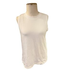 CALIA Women’s White Sleeveless Tank Top XS Lightweight Everyday Muscle Tee NWT